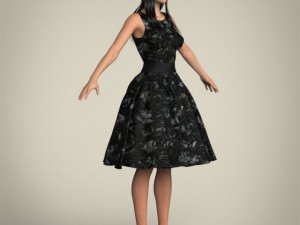 realistic cutey girl 3D-Modell