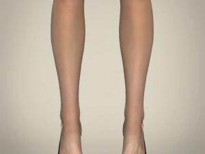realistic young working woman 3D Model