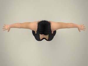 realistic young working woman 3D Модель