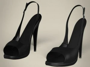 realistic young working woman 3D Model