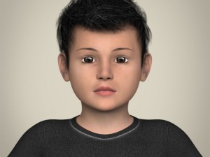 Little nightmares six 3D Model in Child 3DExport