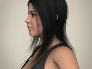 realistic beautifuly girl 3D Model