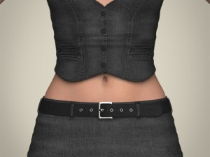 realistic beautifuly girl 3D 模型