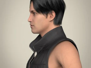realistic young handsome man 3D Model
