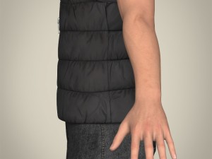realistic young handsome man Modello 3D