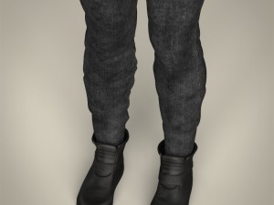 realistic young handsome man Modello 3D
