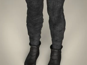 realistic young handsome man 3D Model