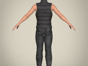 realistic young handsome man Modello 3D