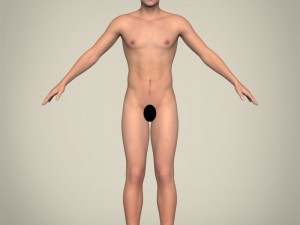 realistic young handsome man Modello 3D