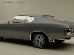 chevrolet chevelle ss 1970 Modello 3D