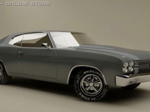 chevrolet chevelle ss 1970 Model 3D