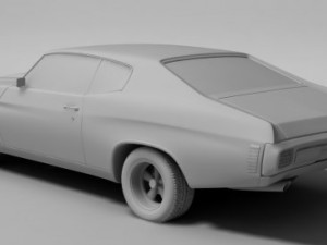 chevrolet chevelle ss 1970 Model 3D