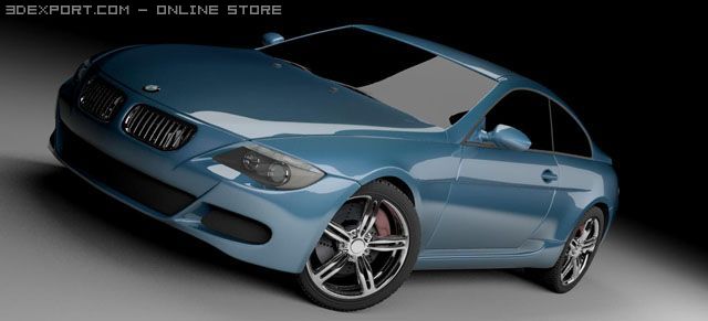 bmw m6 3D 模型 .c4d .max .obj .3ds .fbx .stl .blend 