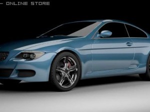 bmw m6 3D 模型