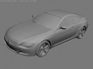 bmw m6 3D 模型
