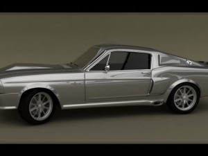 ford mustang shelby gt 500 1967 Modèle 3D