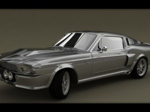 ford mustang shelby gt 500 1967 Modèle 3D