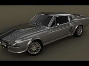ford mustang shelby gt 500 1967 Modèle 3D