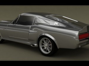 ford mustang shelby gt 500 1967 Modèle 3D