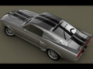 ford mustang shelby gt 500 1967 Modèle 3D