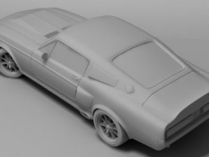 ford mustang shelby gt 500 1967 Modèle 3D