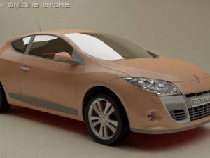 renault megane iii coupe 3D Model
