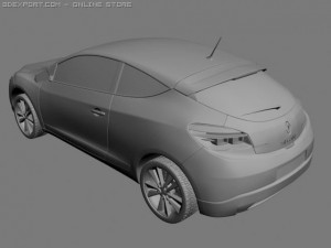 renault megane iii coupe 3D Model