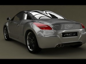 peugeot  rcz 3Dモデル