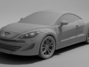 peugeot  rcz 3Dモデル