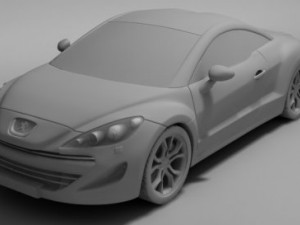 peugeot  rcz 3Dモデル