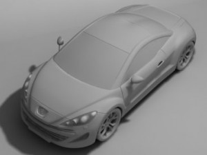 peugeot  rcz 3Dモデル