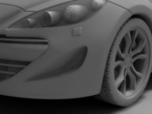 peugeot  rcz 3Dモデル