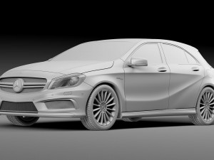 Mercedes-benz a45 amg 3D 모델