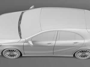Mercedes-benz a45 amg 3D 모델