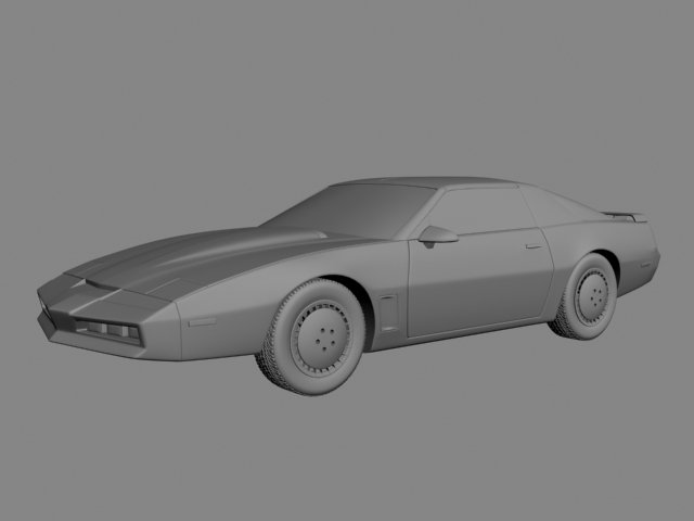 KITT : la voiture mythique de K2000 imprimée en 3D !
