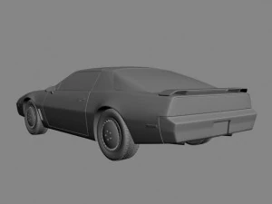 knight rider  k2000 3D Model