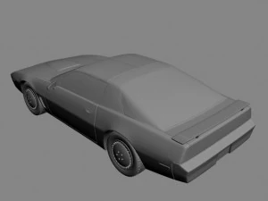 knight rider  k2000 3D Model