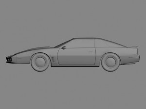 knight rider  k2000 3D Модель