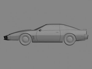 knight rider  k2000 3D Model