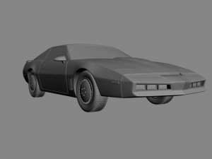 knight rider  k2000 3D Модель