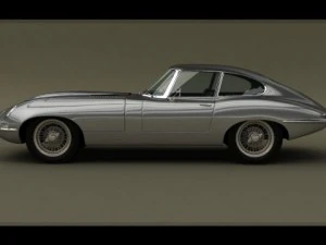 Jaguar E-Type Coup&eacute; 3D Modell