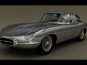 jaguar etype coupe Modelo 3D