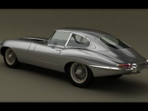 jaguar etype coupe Modelo 3D