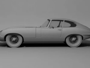 jaguar etype coupe 3D Model