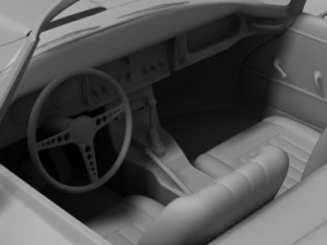 jaguar etype convertible 3D 模型