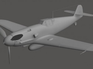 messerschmitt bf 109 Model 3D