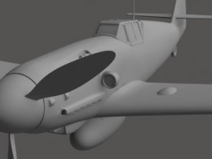 messerschmitt bf 109 Model 3D