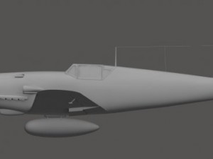 messerschmitt bf 109 Model 3D