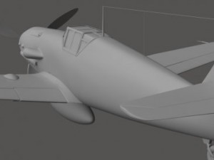 messerschmitt bf 109 Model 3D