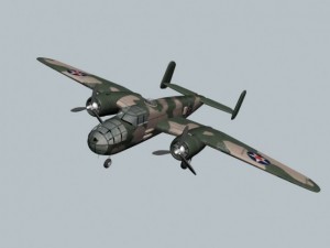 b25 mitchell 3D Model